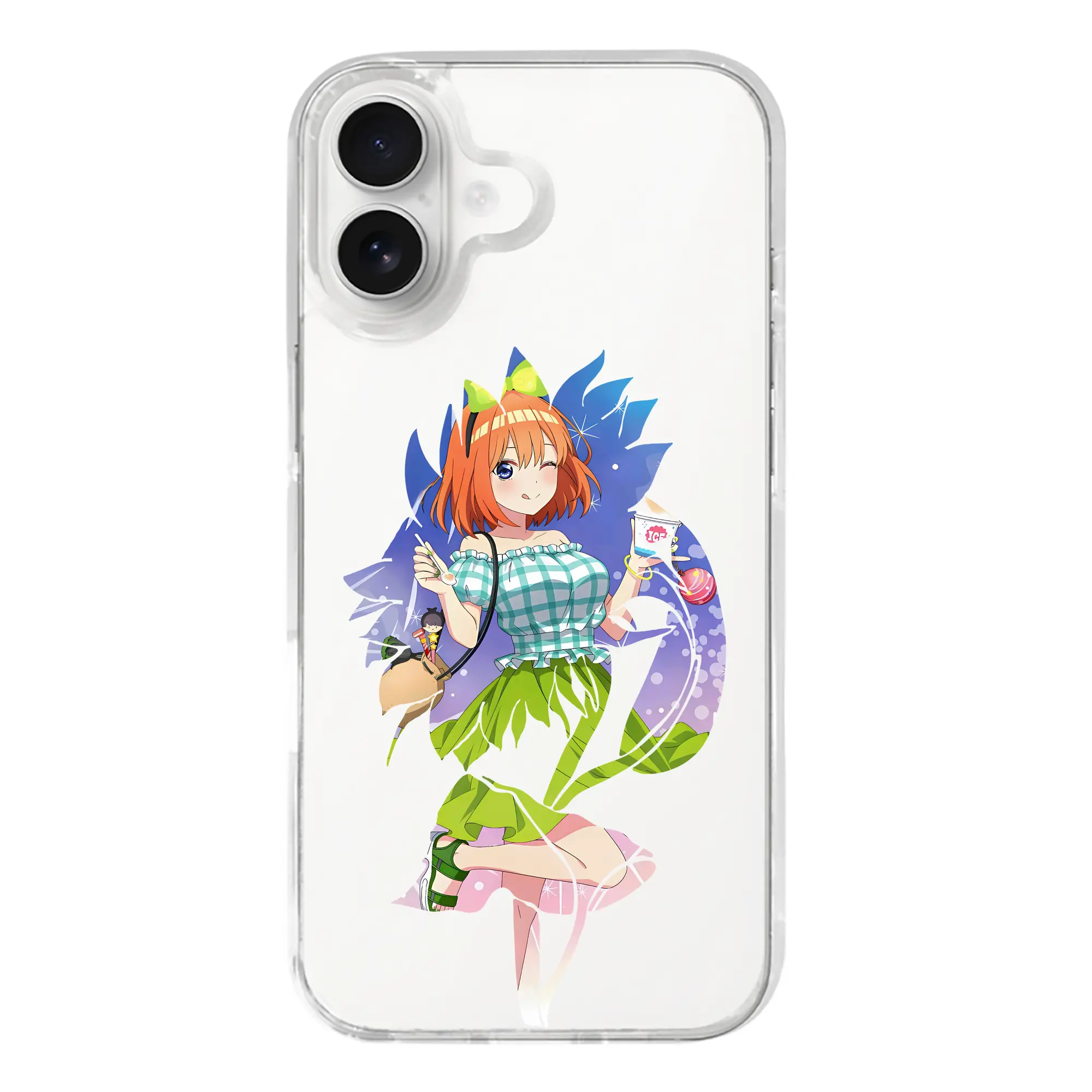 五等分の花嫁 グッズ 中野 四葉 - iPhone 17シリーズ 透明スマホケース – 薄型・耐衝撃・精密フィット保護カバー